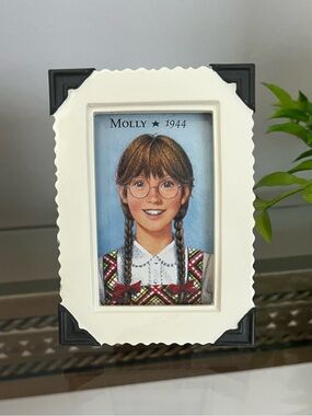 Rare 2003 Hallmark American Girl 'Molly 1944' Connectable Photo Frame 4” x 3”